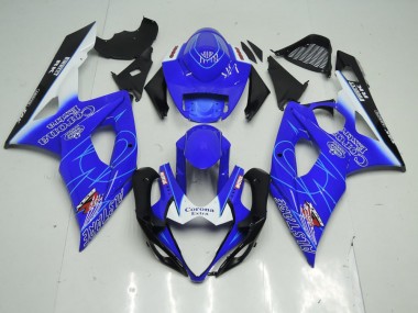 2005-2006 Blue Corona Suzuki GSXR 1000 Motor Fairings for Sale