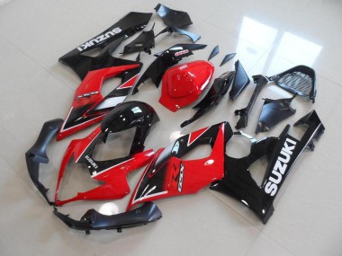 2005-2006 Red Black OEM Style Suzuki GSXR 1000 Bike Fairings for Sale