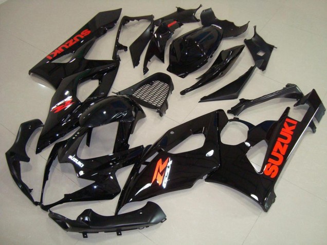 2005-2006 Glossy Black Red Sticker Suzuki GSXR 1000 Bike Fairing for Sale