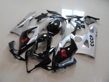 2005-2006 Silver Black Suzuki GSXR 1000 Moto Fairings for Sale