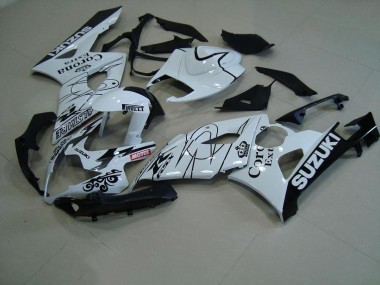 2005-2006 White Corona Suzuki GSXR 1000 Motorcycle Replacement Fairings for Sale