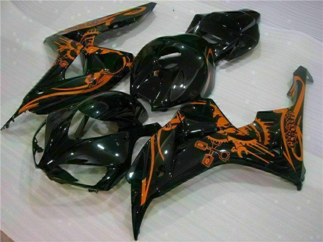 2006-2007 Brown Black Honda CBR1000RR Motorbike Fairing Kits for Sale