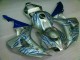 2006-2007 Blue Flame Silver Honda CBR1000RR Motorcycle Fairing Kits for Sale