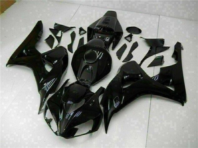 2006-2007 Glossy Black Honda CBR1000RR Bike Fairing for Sale