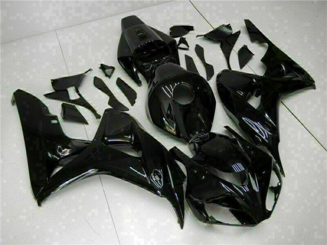 2006-2007 Glossy Black Honda CBR1000RR Bike Fairing for Sale