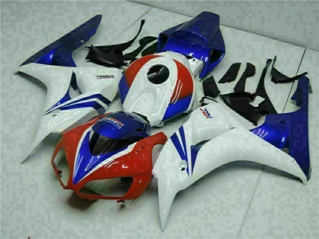 2006-2007 Blue White Honda CBR1000RR Motorbike Fairing Kits for Sale