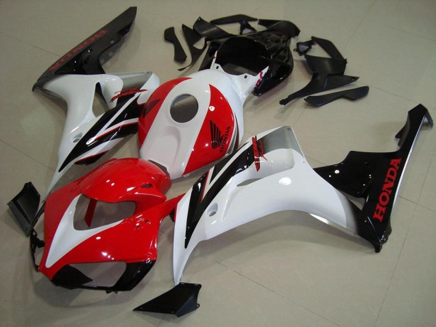 2006-2007 Red White Black Honda CBR1000RR Motorcycle Replacement Fairings for Sale