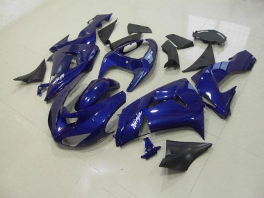 2006-2007 Dark Blue Kawasaki ZX10R Replacement Fairings for Sale