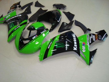 2006-2007 Green Monster Race Kawasaki ZX10R Motorcycle Fairings Kit for Sale