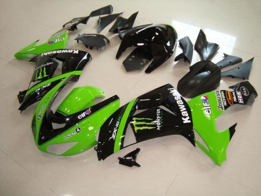 2006-2007 Green Monster Kawasaki ZX10R Motorcylce Fairings for Sale