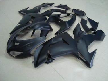 2006-2007 Matte Black Kawasaki ZX10R Motorcycle Fairing Kit for Sale