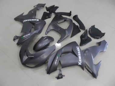 2006-2007 Grey with White Decals Kawasaki ZX10R Motor Bike Fairings for Sale