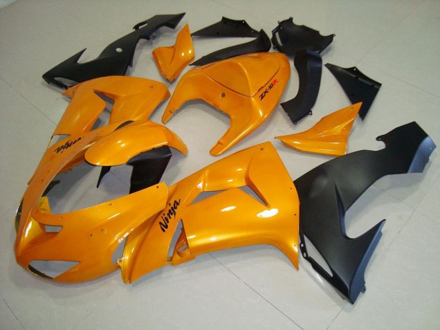 2006-2007 Orange Kawasaki ZX10R Motorcycle Fairings Kits for Sale