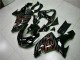 2006-2007 Black Red Flame Kawasaki ZX10R Motorcyle Fairings for Sale