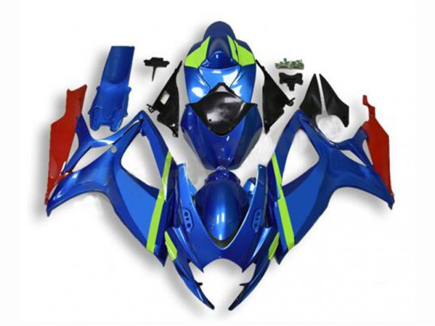 2006-2007 Blue Suzuki GSXR 600/750 Motorcyle Fairings for Sale