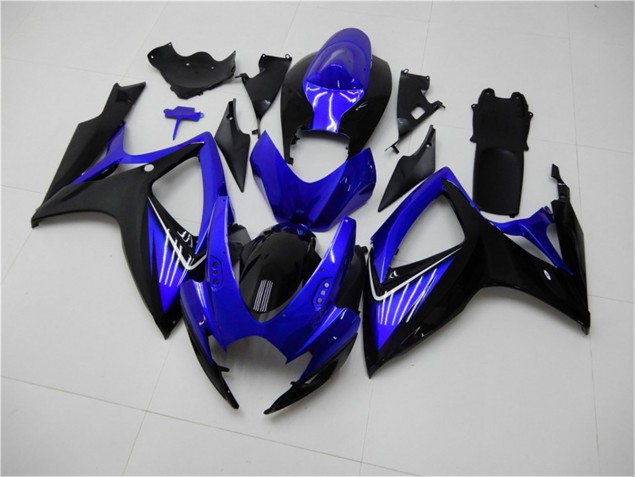 2006-2007 Blue Black Suzuki GSXR 600/750 Replacement Fairings & Bodywork for Sale