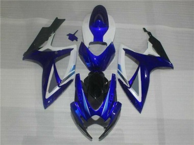 2006-2007 Blue White Suzuki GSXR 600/750 Bike Fairing for Sale