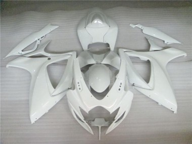 2006-2007 Pearl White Suzuki GSXR 600/750 Motorbike Fairing for Sale