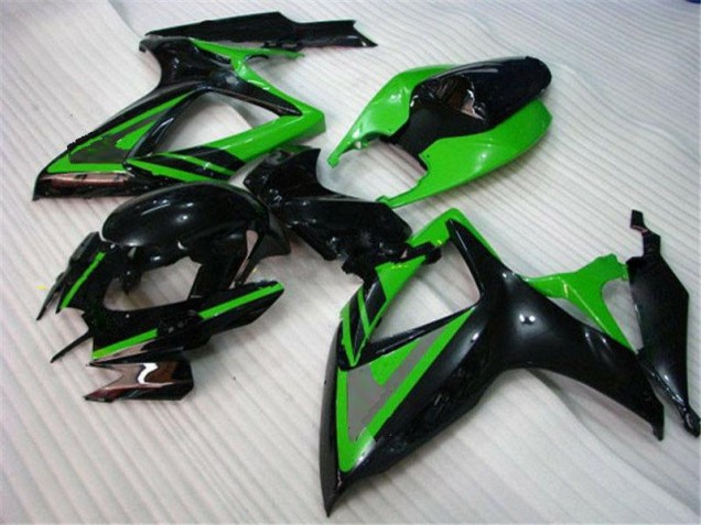 2006-2007 Green Black Suzuki GSXR 600/750 Motorcycle Bodywork for Sale