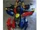 2006-2007 Red Blue Suzuki GSXR 600/750 Motorbike Fairing for Sale