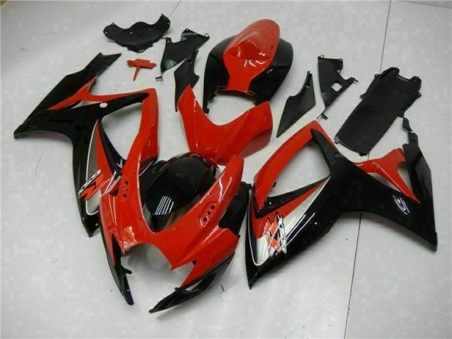 2006-2007 Red Suzuki GSXR 600/750 Bike Fairing Kit for Sale