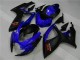 2006-2007 Blue Black Suzuki GSXR 600/750 Motorbike Fairing Kits for Sale