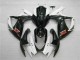 2006-2007 White Black Suzuki GSXR 600/750 Motorcycle Fairings Kit for Sale