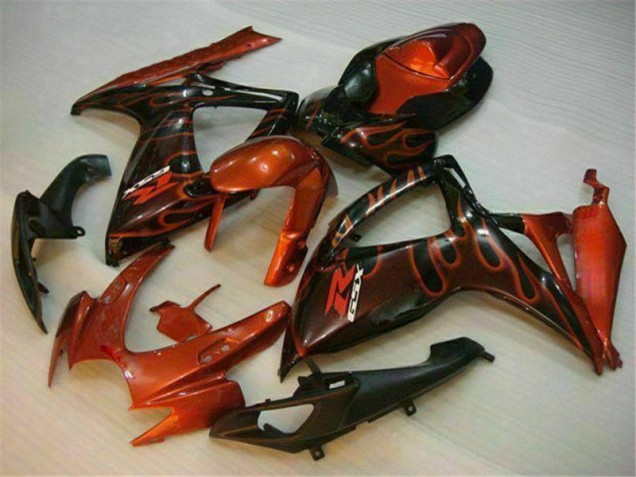 2006-2007 Red Suzuki GSXR 600/750 Motorbike Fairings for Sale