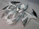 2006-2007 White Silver Suzuki GSXR 600/750 Motorcycle Fairing for Sale