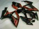 2006-2007 Black Red Suzuki GSXR 600/750 Motorcycle Fairing Kits for Sale