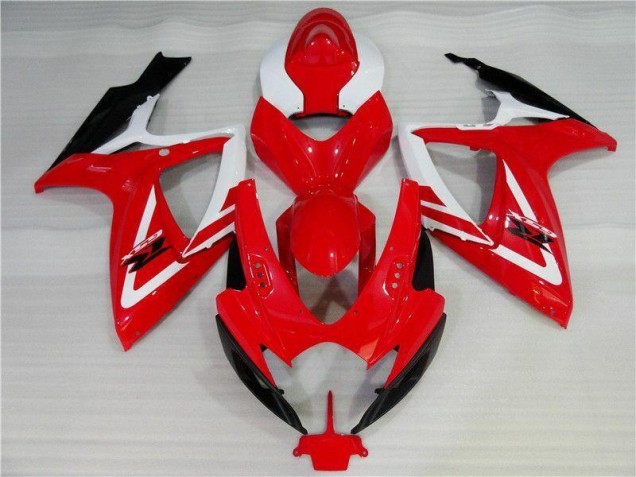 2006-2007 Red White Suzuki GSXR 600/750 Motorbike Fairing for Sale