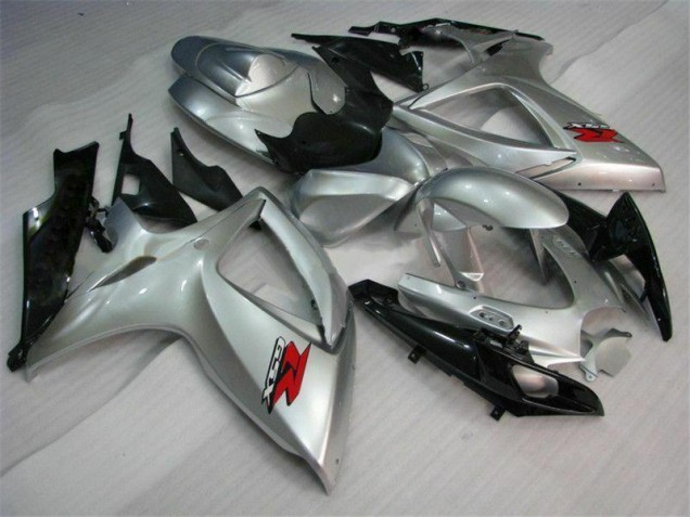 2006-2007 Silver Suzuki GSXR 600/750 Motorcyle Fairings for Sale