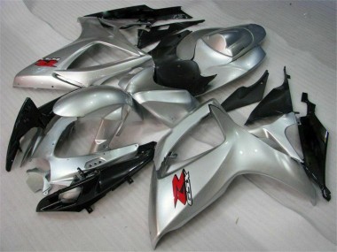 2006-2007 Silver Suzuki GSXR 600/750 Motorcyle Fairings for Sale