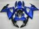 2006-2007 Blue Black Suzuki GSXR 600/750 Full Replacement Fairings & Bodywork for Sale