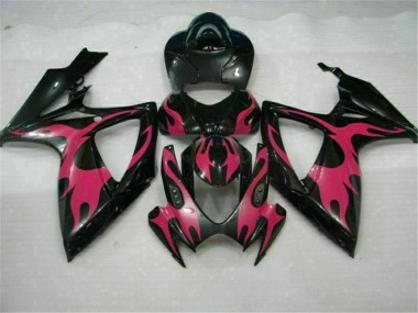 2006-2007 Black Suzuki GSXR 600/750 Bike Fairing Kit & Bodywork for Sale