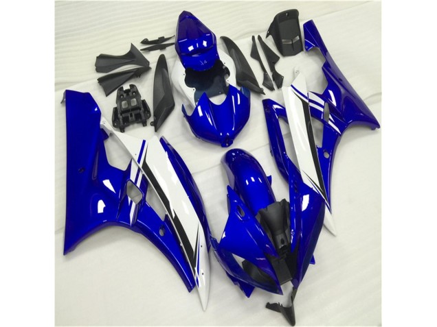 2006-2007 Blue White Yamaha YZF R6 Motorbike Fairing for Sale