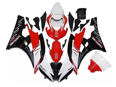 2006-2007 White Red Black Yamaha YZF R6 Replacement Fairings for Sale