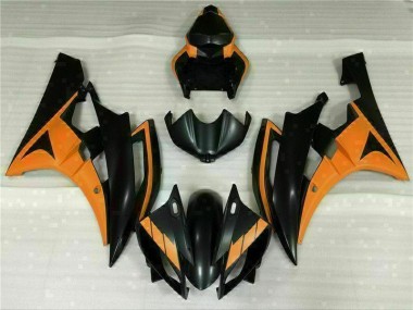 2006-2007 Black Orange Yamaha YZF R6 Motorcycle Fairing for Sale