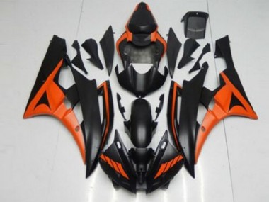 2006-2007 Orange Black Yamaha YZF R6 Bike Fairings for Sale