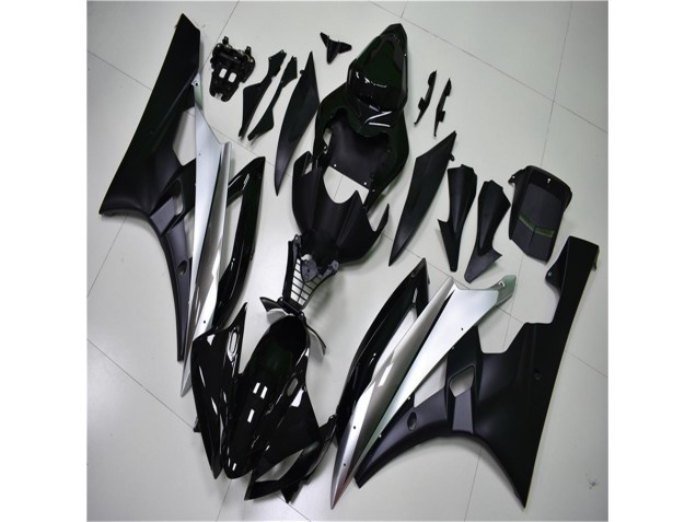 2006-2007 Silver Black Yamaha YZF R6 Bike Fairing for Sale