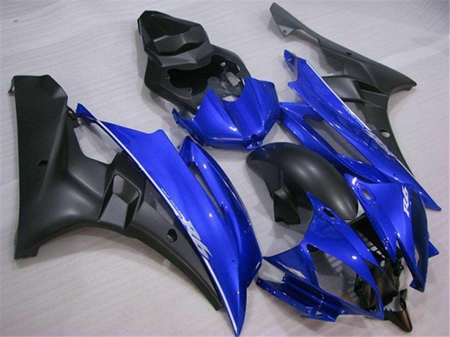 2006-2007 Blue Black Yamaha YZF R6 Motor Fairings for Sale