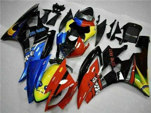 2006-2007 Yellow Blue Red Yamaha YZF R6 Motorcycle Fairings Kit for Sale