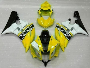 2006-2007 Yellow White Black Yamaha YZF R6 Motorcylce Fairings for Sale