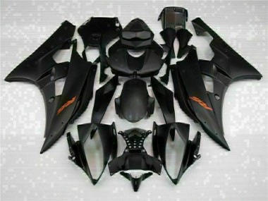 2006-2007 Black Yamaha YZF R6 Motorcycle Fairing for Sale