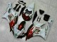 2006-2007 Brown White Yamaha YZF R6 Motorcycle Fairing Kit for Sale