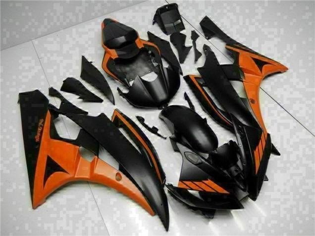 2006-2007 Orange Black Yamaha YZF R6 Bike Fairing for Sale