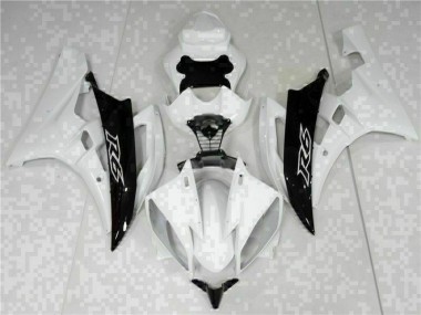 2006-2007 White Black Yamaha YZF R6 Bike Fairings for Sale