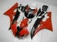 2006-2007 Red Black Yamaha YZF R6 Motorcycle Fairings Kits for Sale