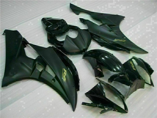 2006-2007 Matte Black Yamaha YZF R6 Motorcycle Fairing Kits for Sale