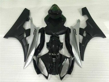 2006-2007 Silver Black Yamaha YZF R6 Motorbike Fairing for Sale